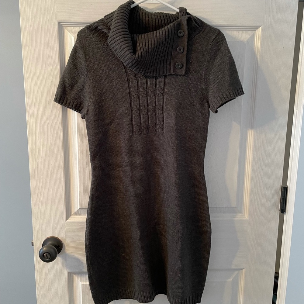 Decree Cowl Neck Sweater Dress